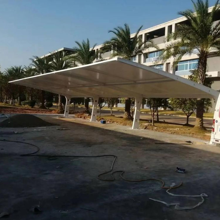 围场膜结构汽车棚