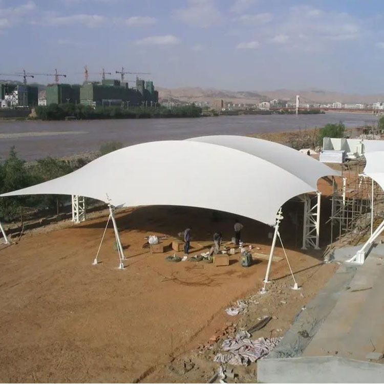 围场膜结构汽车棚
